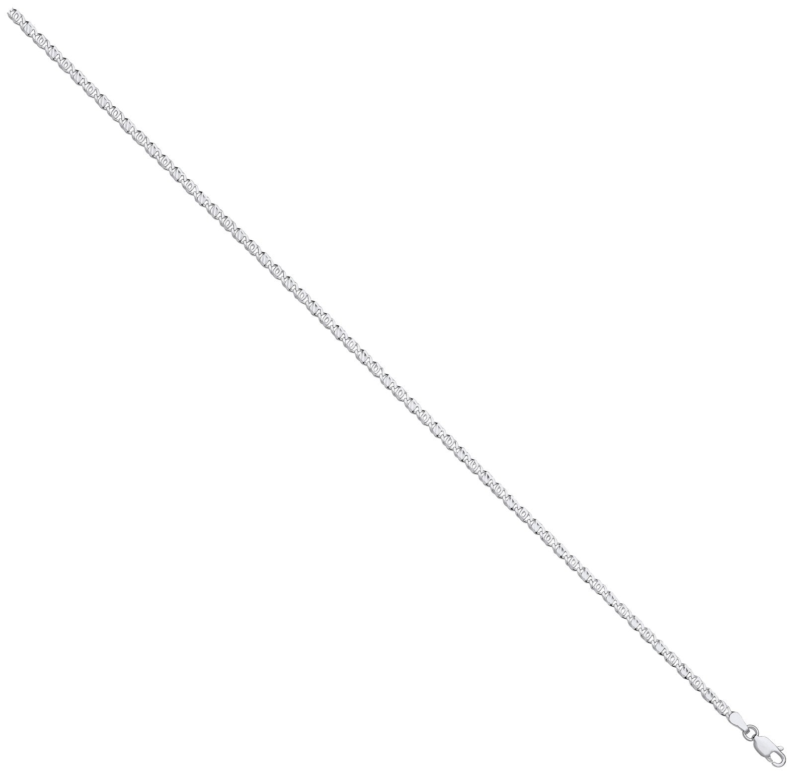 Silver 2.8mm Anchor Chain - Fine Necklace - Certified Authentic - Swiss Made - UK Stock – Luxury Jewellery by Imperial